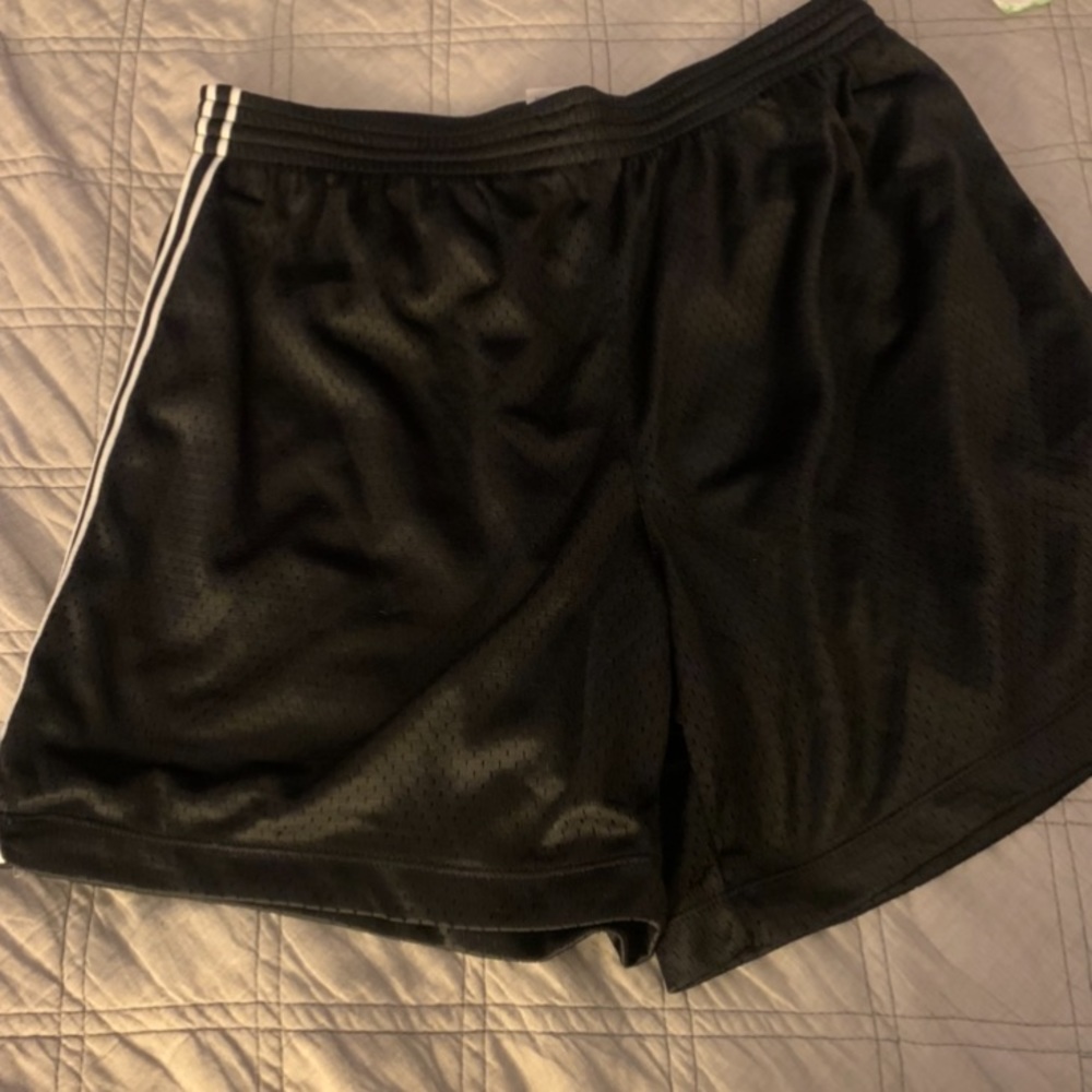 Champion Net Gym Shorts with Side White Stripes